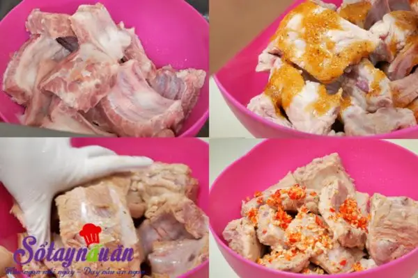 Hướng dẫn c&aacute;ch l&agrave;m sườn chi&ecirc;n nước mắm