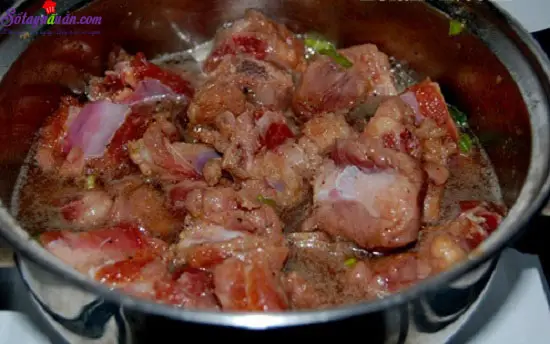 c&aacute;ch l&agrave;m sườn heo kho miền t&acirc;y 4
