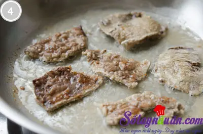 Thịt b&ograve; sốt cam 4