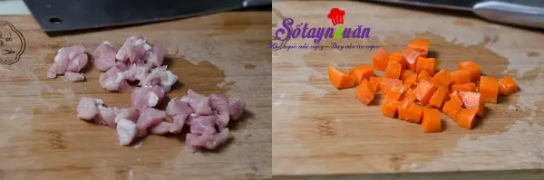 C&aacute;ch lam thịt x&agrave;o ngũ sắc 1