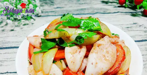 Hướng dẫn l&agrave;m mực x&agrave;o chua ngọt ngon kh&oacute; cưỡng kết quả