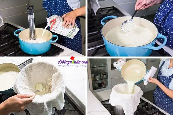 Hướng dẫn l&agrave;m ph&ocirc; mai Ricotta bằng l&ograve; vi s&oacute;ng cực dễ c&aacute;ch kh&aacute;c