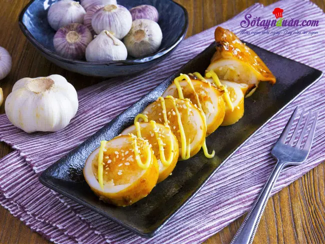 Mực nhồi cơm sốt Teriyaki - m&oacute;n ngon kh&ocirc;ng thể cưỡng kết quả