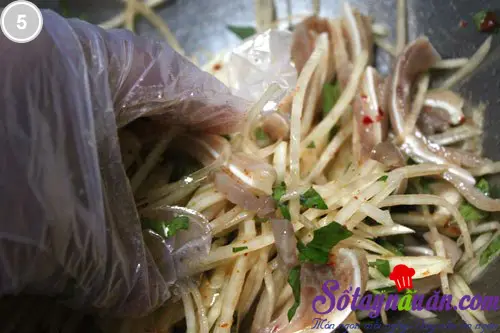 Nộm đu đủ xanh tai lợn 5