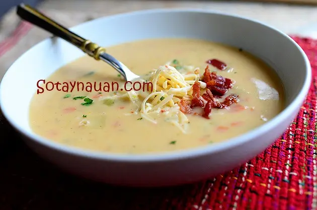 Cach nau sup khoai tay ngon, cach nau soup khoai tay ngon, mon ngon, nau an ngon, So Tay Nau An