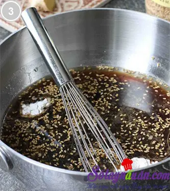 Thịt vi&ecirc;n nướng sốt teriyaki 3