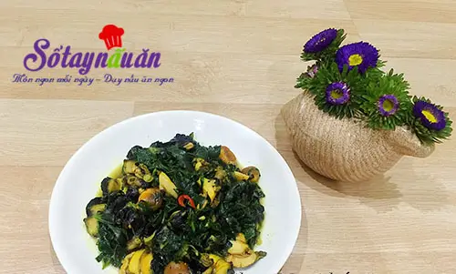Hướng dẫn cách làm ốc xào lá lốt giòn dai sần sật