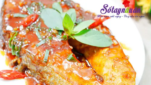 Ngon cơm với cá hồi áp chảo sốt chua ngọt