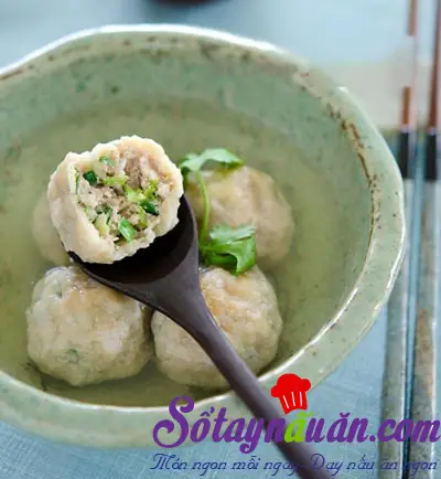 Ngọt mát cải thảo viên thịt