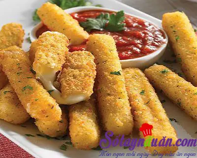 Phô mai chiên xù giòn rụm ngon miệng